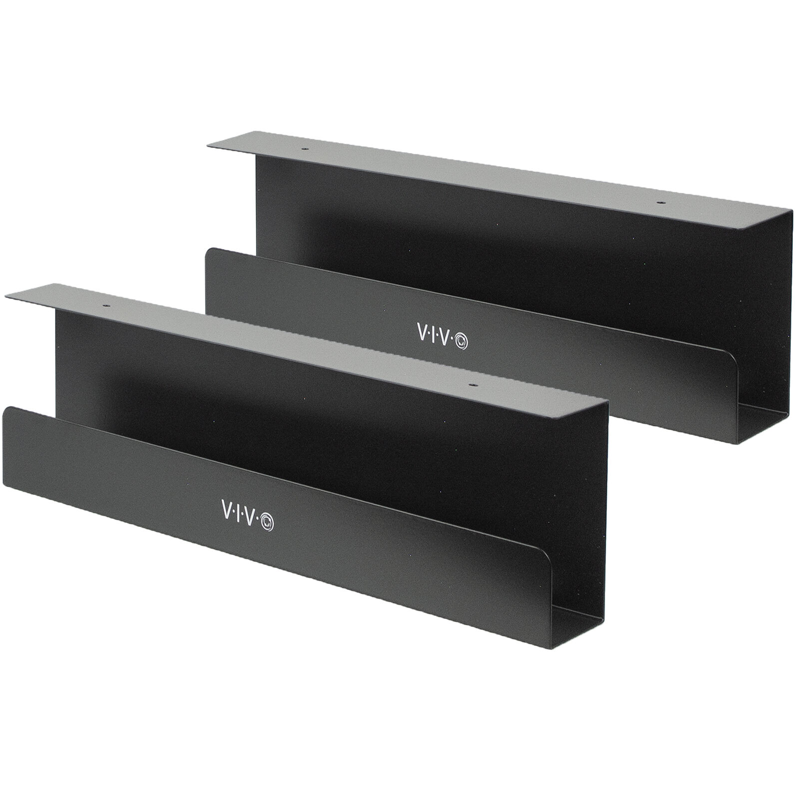 VIVO Black Dual Under Desk 17