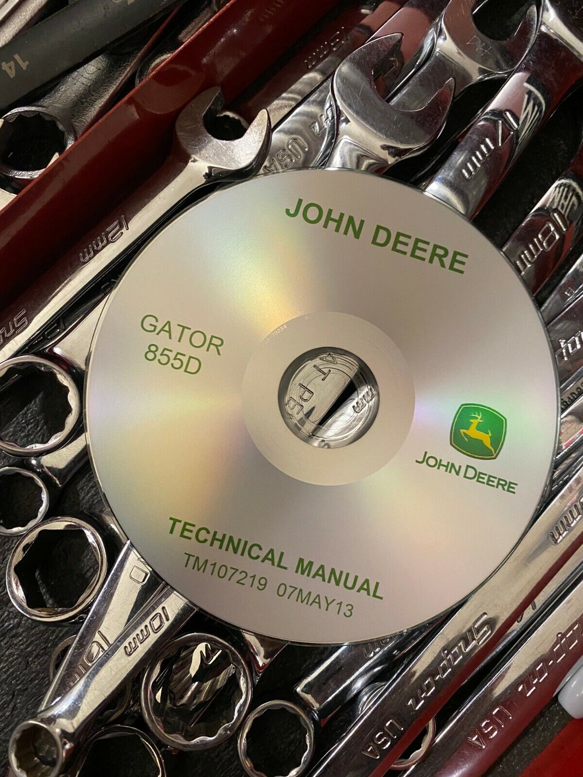 JOHN DEERE GATOR UTILITY XUV 855D Technical Service Repair Manual TM107219 CD