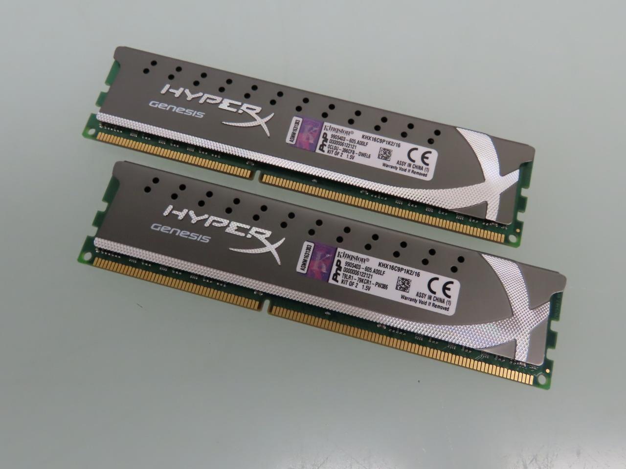 Kingston HyperX Gaming Memory 16GB Kit (2 X 8GB) DDR3-1600MHz KHX16C9P1K2/16