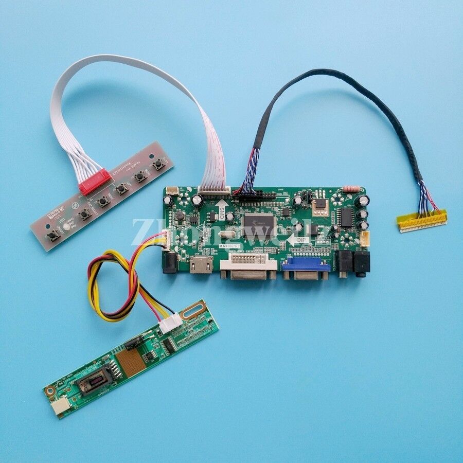 HDMI+DVI+VGA LCD Controller Board Driver Kit for CCFL LVDS 30pins LP171WU1-TLA1