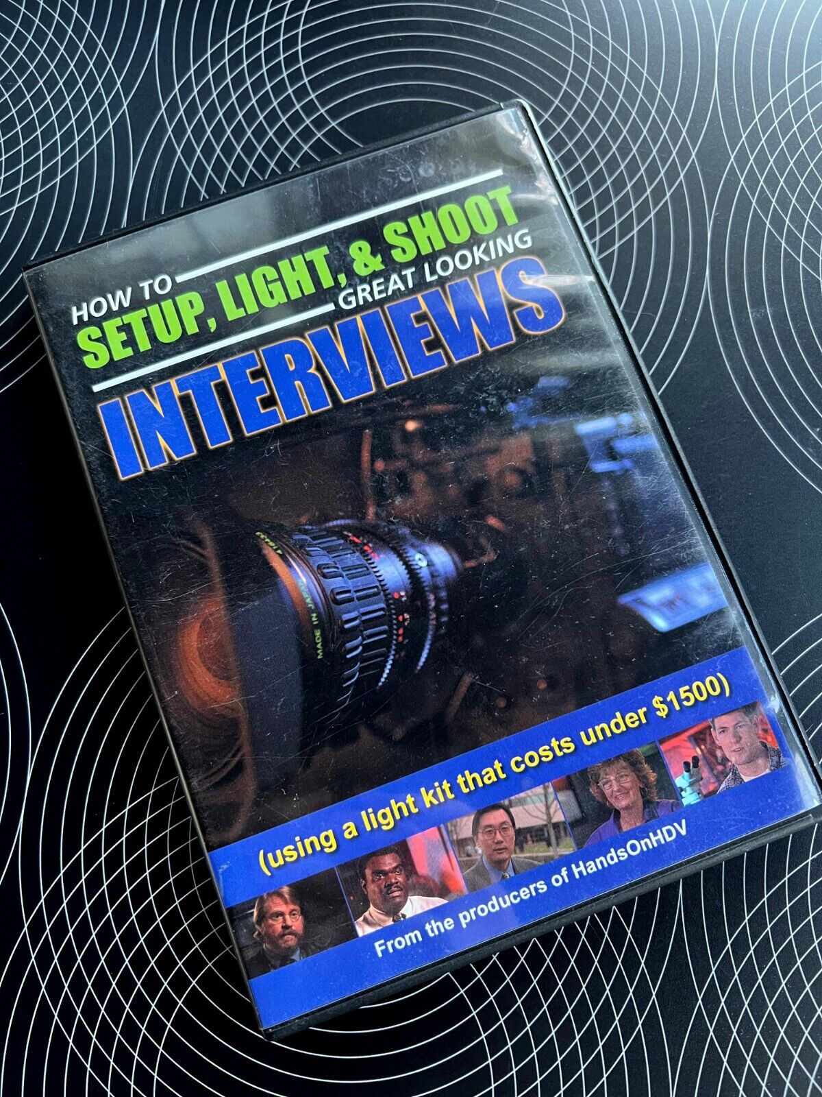 \'How to Setup, Light,  Shoot Great Looking Interviews\' Instructional DVD