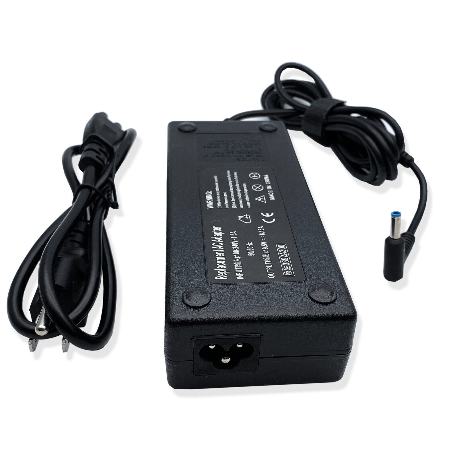 120W Blue Tip AC Adapter Charger Power Supply For HP Laptop and Docking Station