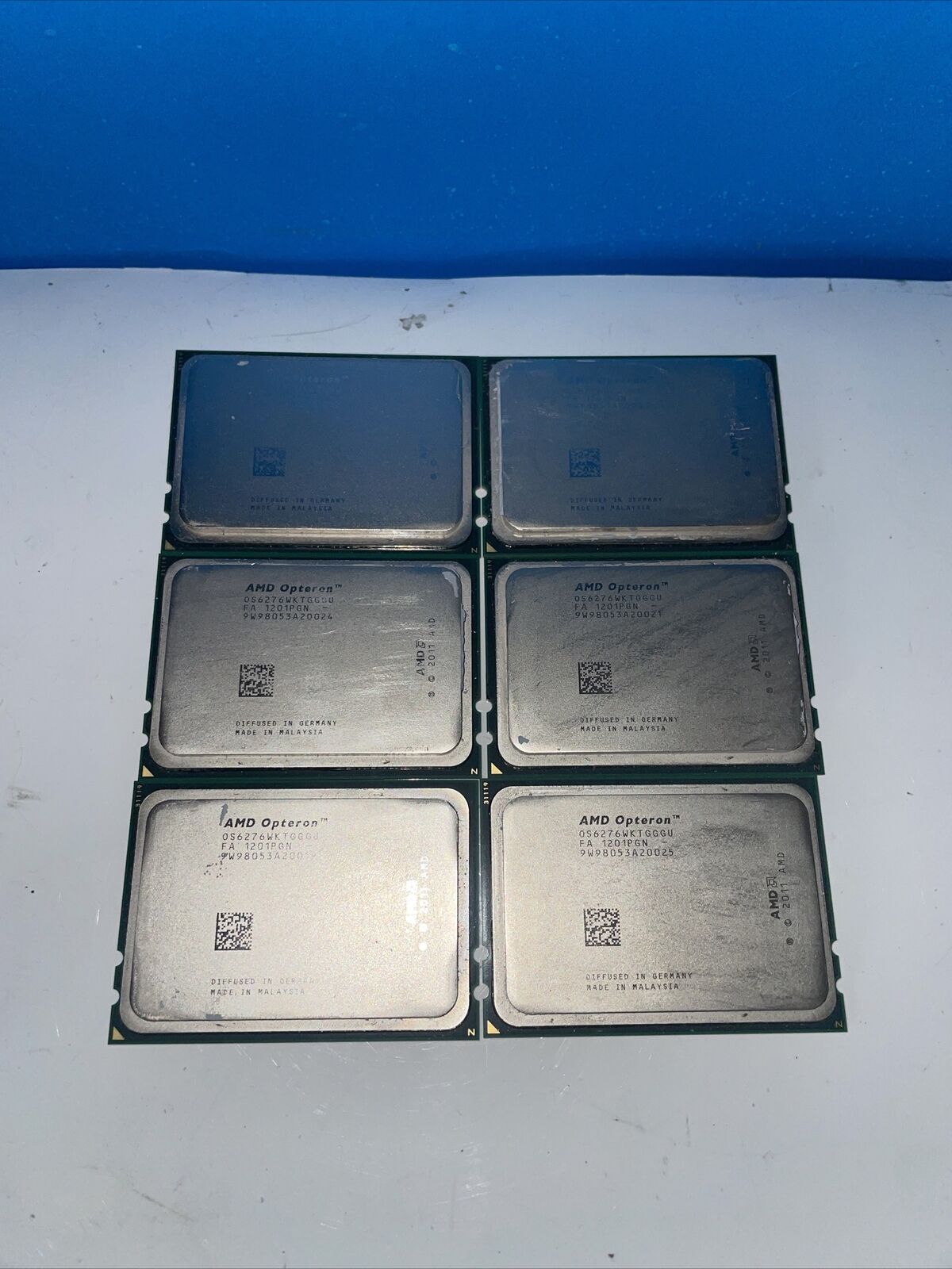 6x  AMD Opteron 6276 2.30GHz 16-Core Processor Socket G34 OS6276WKTGGGU CPU