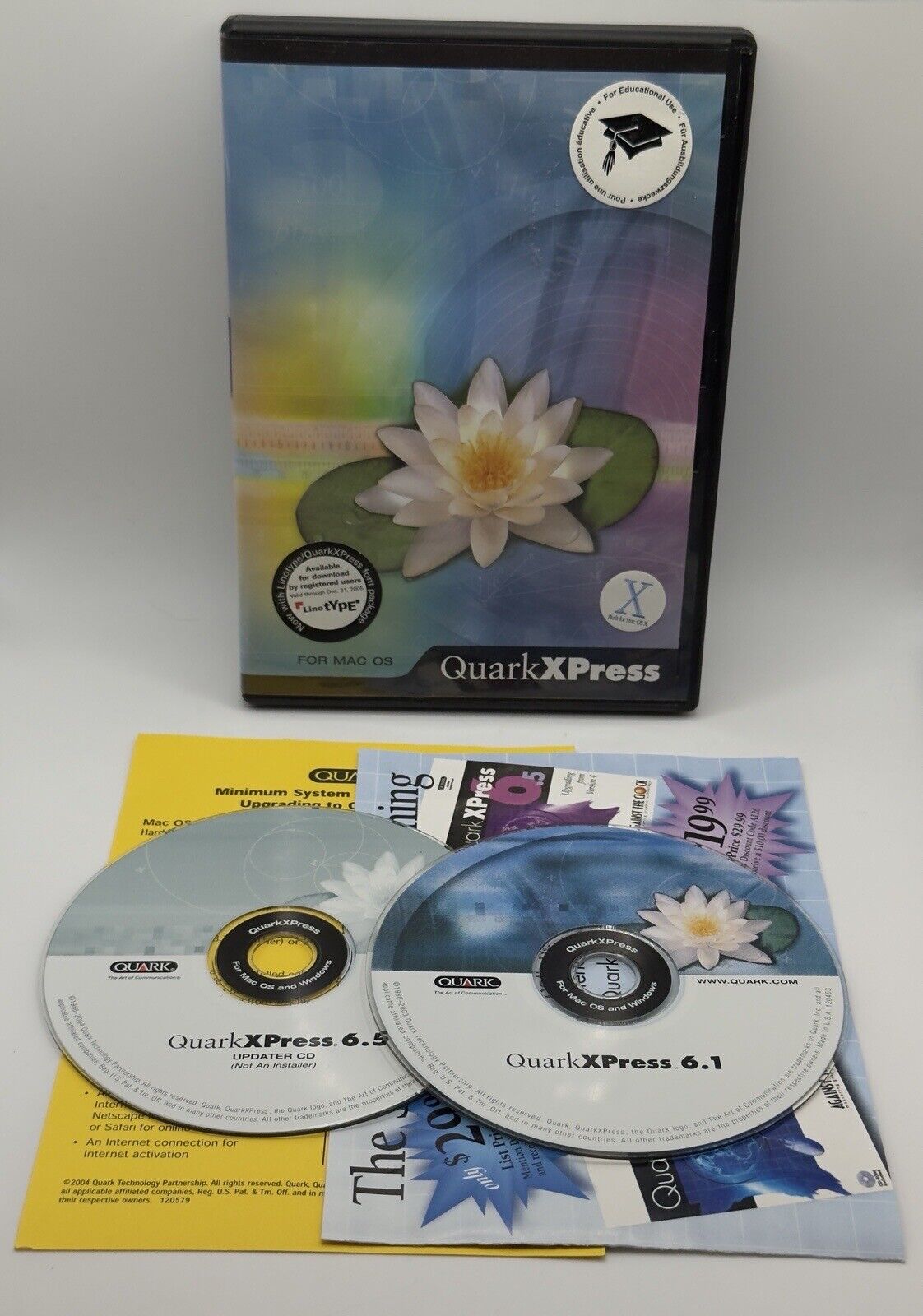 QuarkXpress 6.1 + 6.5 Updater MAC Full Version With Product Code