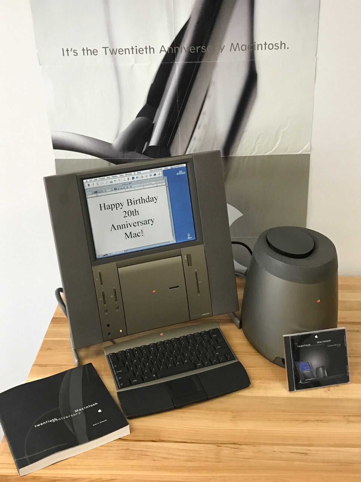 Vintage Rare Apple 20th Anniversary Macintosh Computer (TAM) - Limited Edition