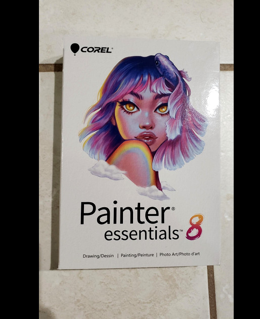 Corel Painter Essentials 8 Beginner Digital Painting Software Drawing& Photo Art