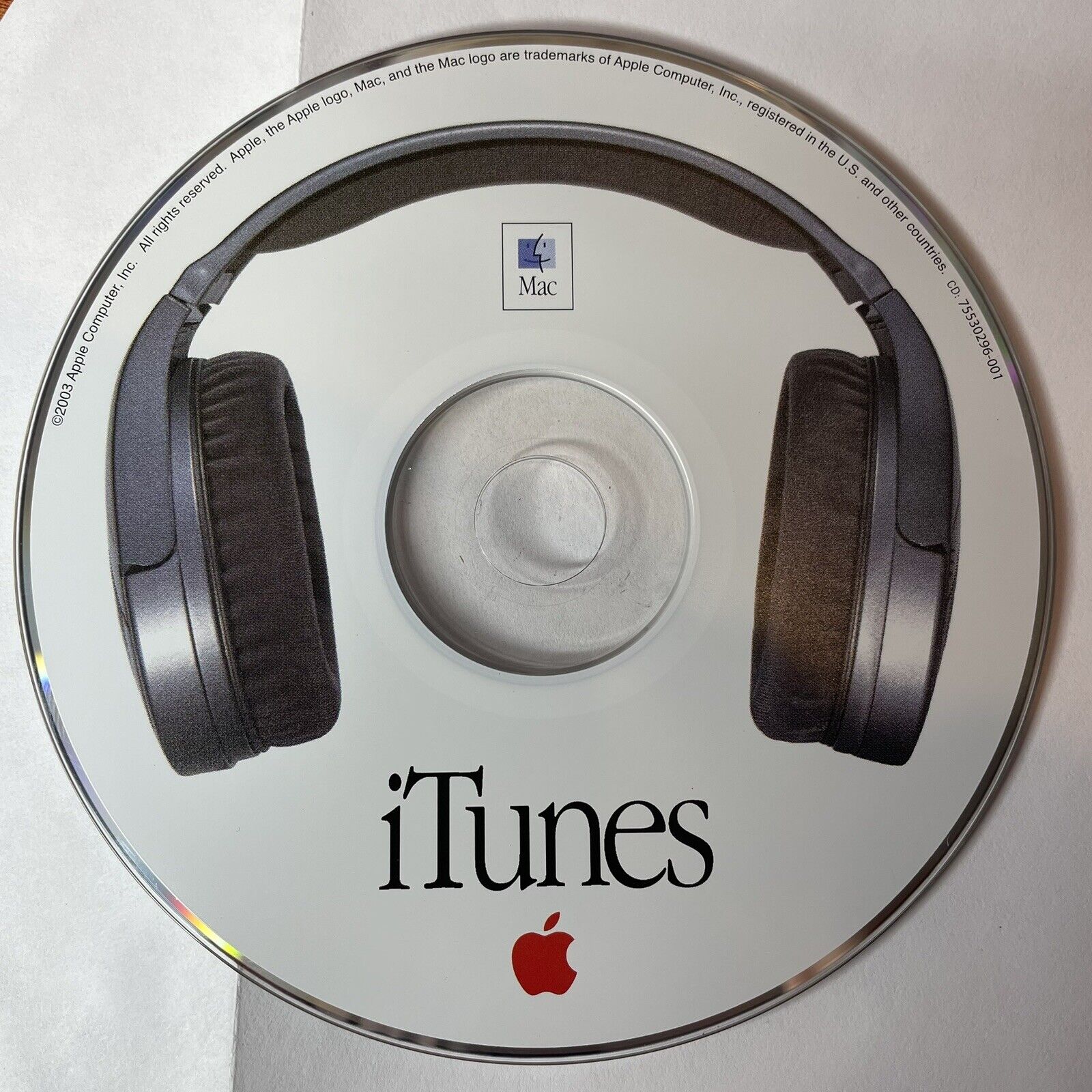 Rare APPLE iTUNES VERSION 1  Installation CD Good Condition Hard to Find