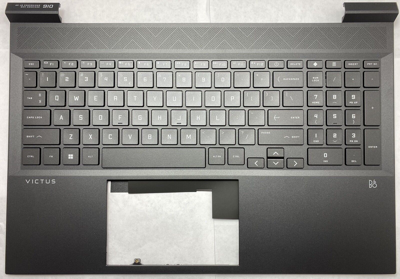 New HP Victus 16-D Keyboard Backlit W/ Palmrest 16-E M75757-B31 Genuine HP Part