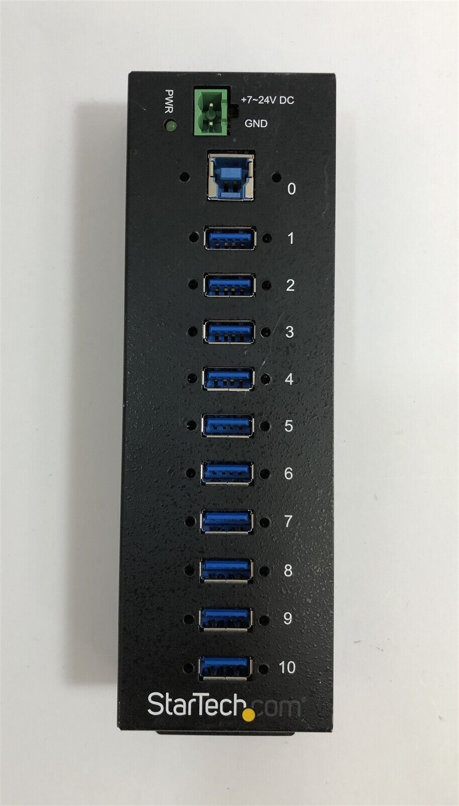 Used StarTech 10 Port USB 3.0 (5Gbps) With ESD Surge Protection ST1030USBM