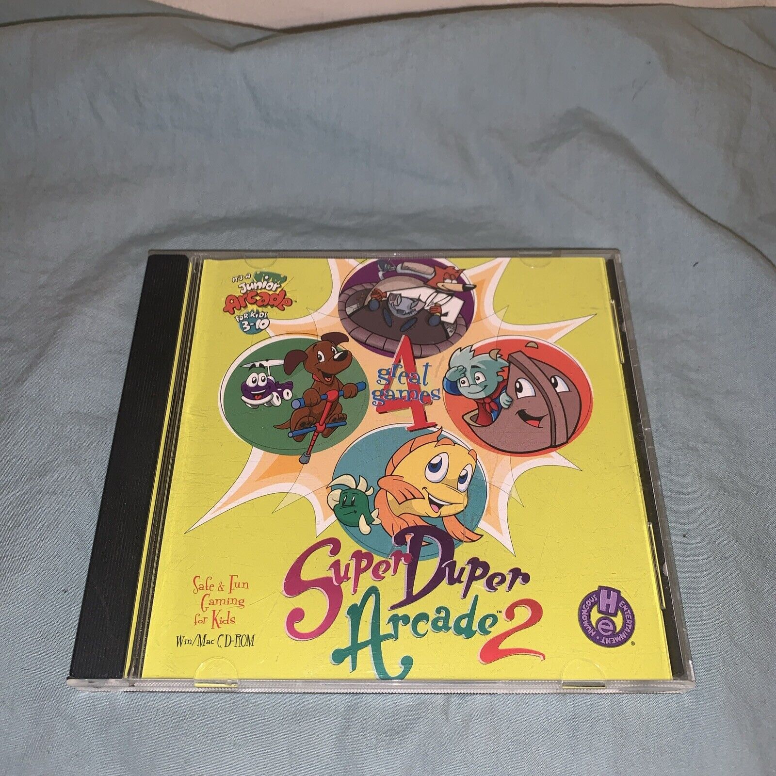 Super Duper Arcade 2 PC CD-Rom Humongous Ent Win Mac Kids 3-10  Homeschooling