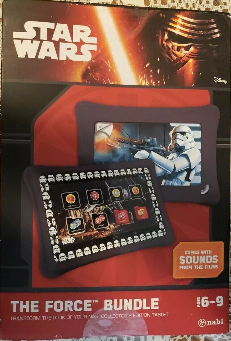 nabi Collector\'s Edition Tablet and The Force Star Wars Acc Bundle WITH SOUND