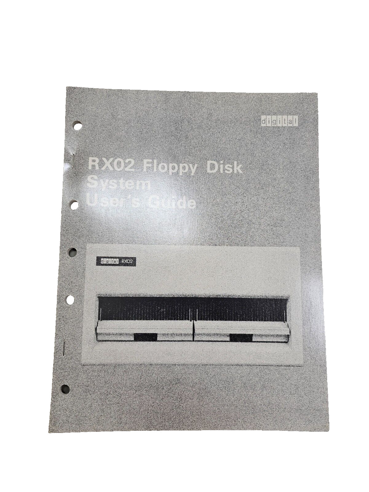 Vintage 1978 Digital DEC RX02 Floppy Disk System User's Guide 1st Edition