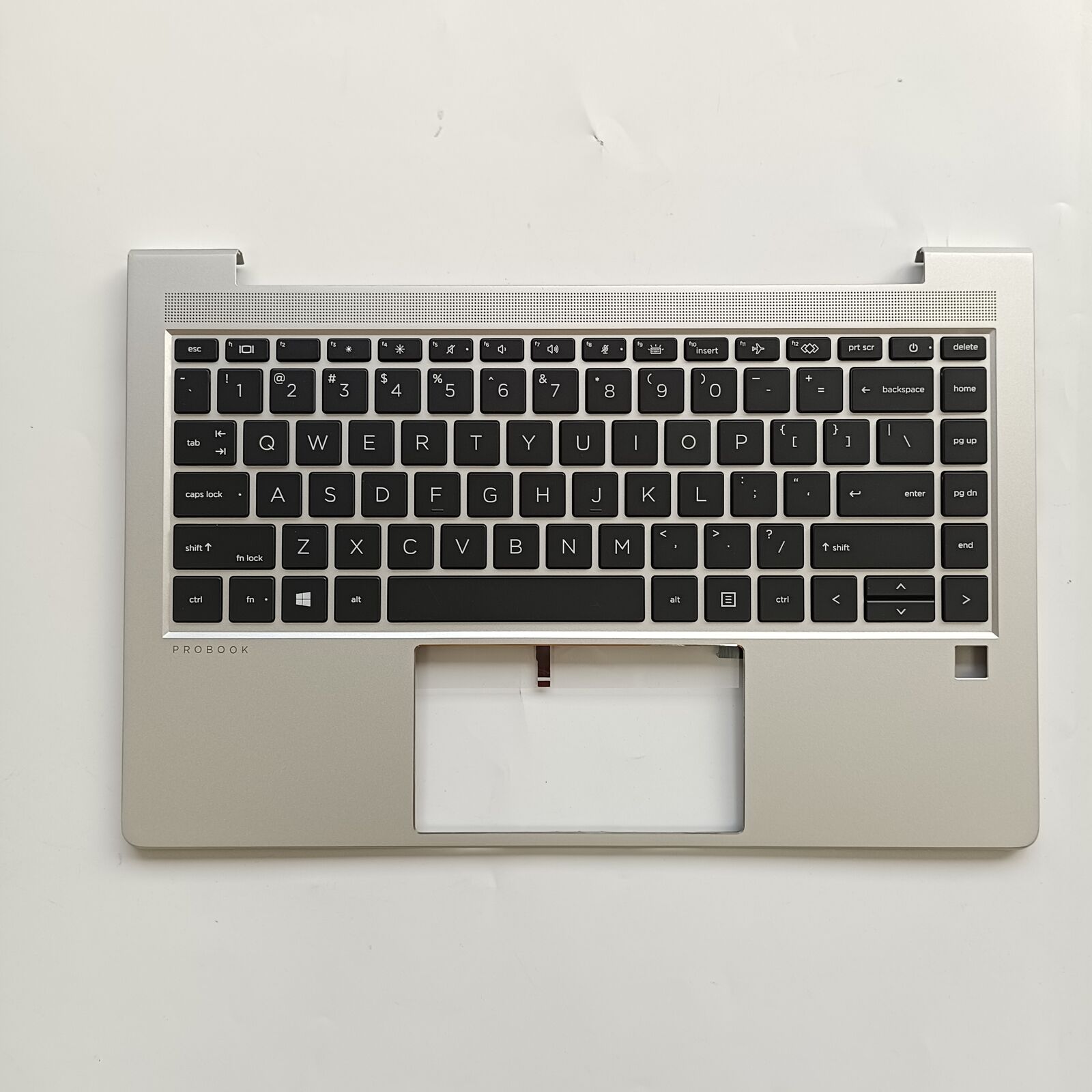 Silver Palmrest w/ Backlit Keyboard For HP ProBook 440 G8 445 G8 M23769-001 New