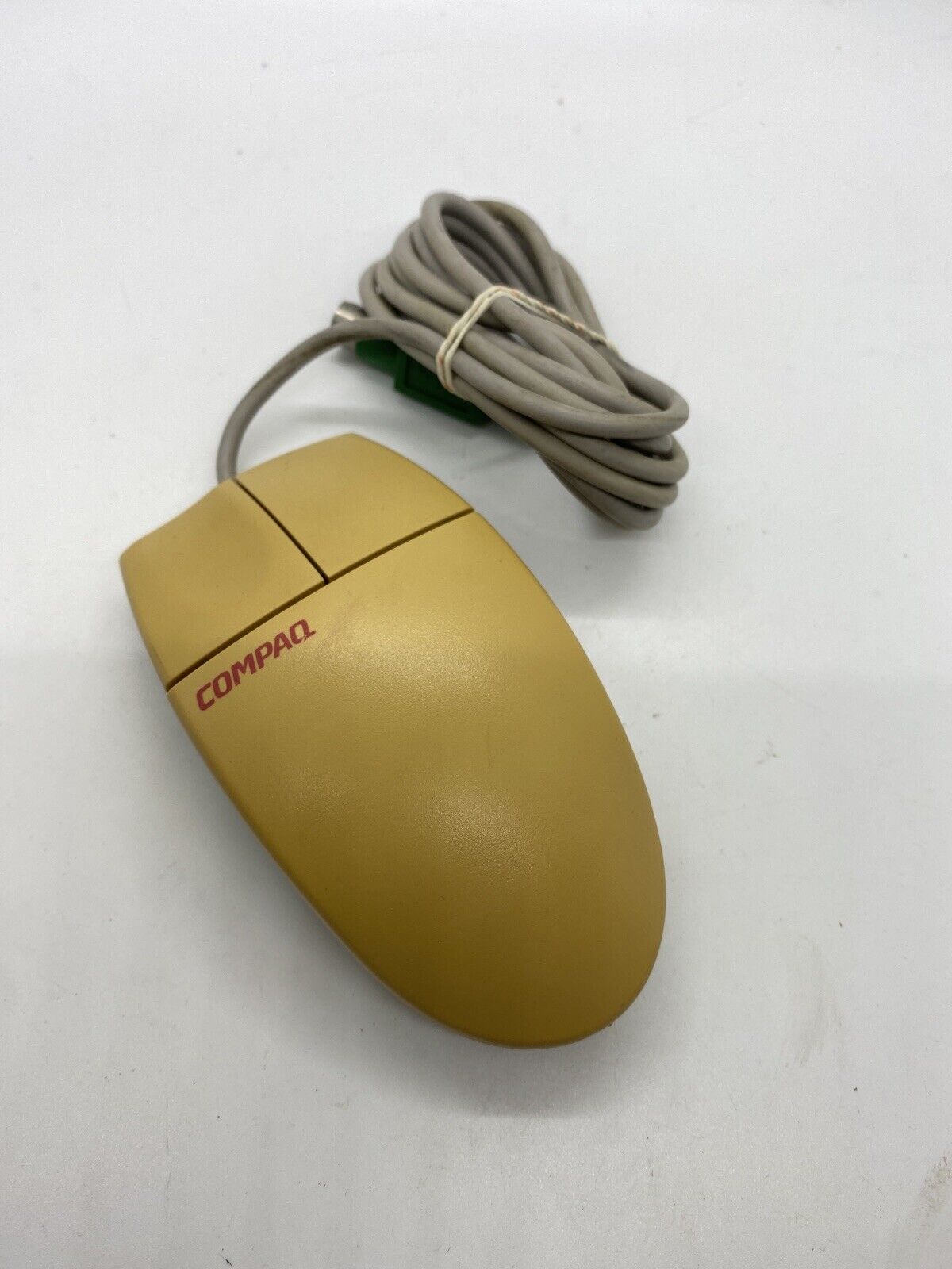 Vintage Compaq Mouse -M/N:M-S34 - PS/2 Two Tone
