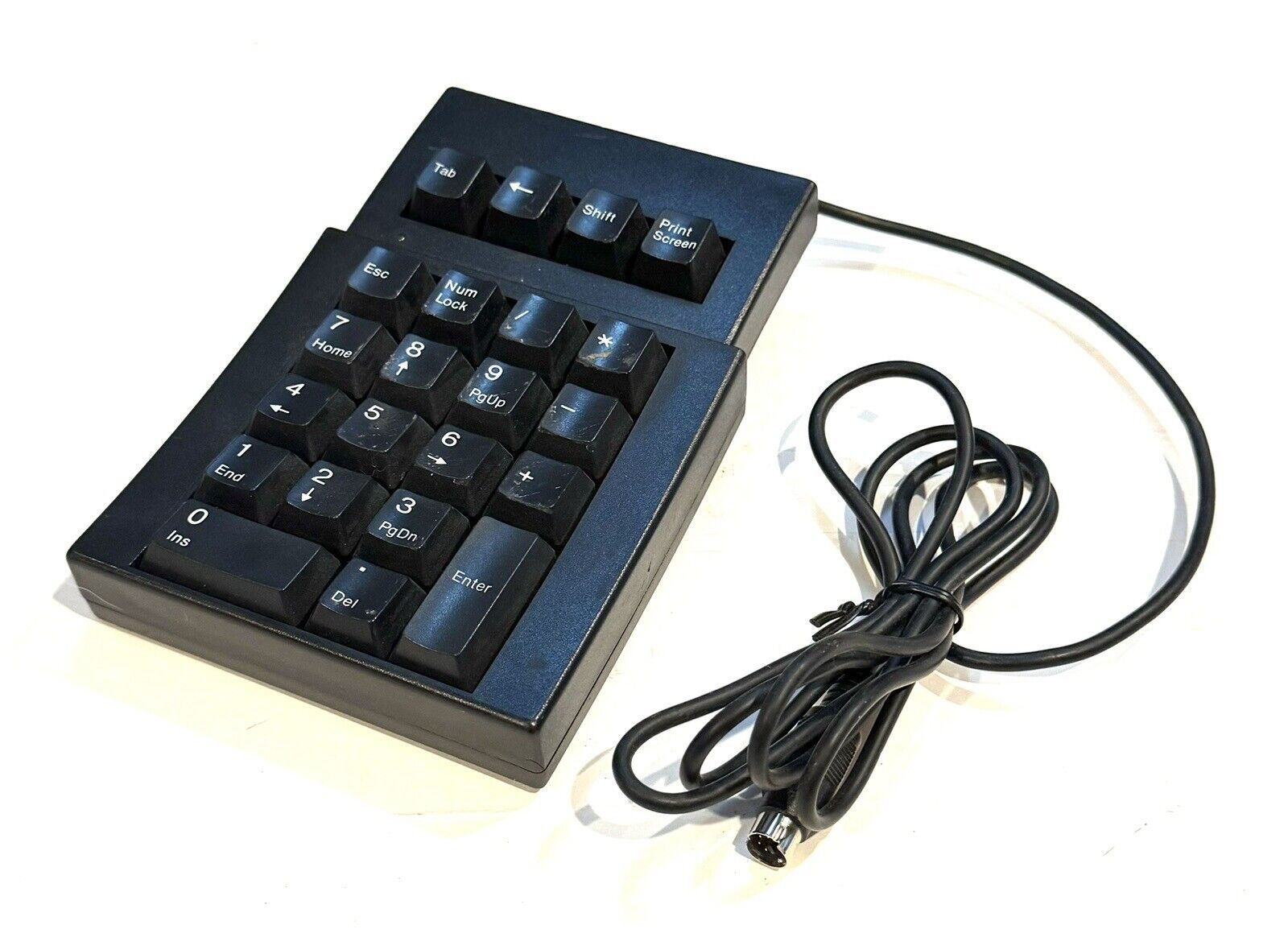 Vintage Qtronix Mechanical Clicky Keypad PS2 Black