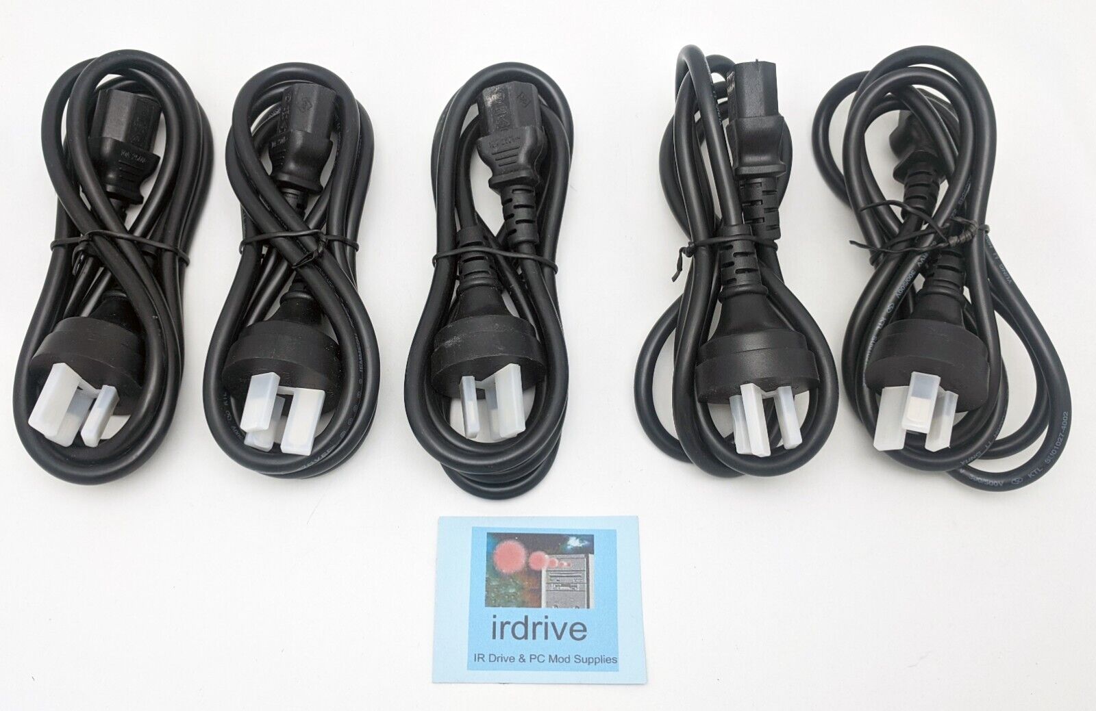 Lot 5: NEW 4' Foreign AC Power Cord for Gaming PC, Laser Printer,Desktop Monitor