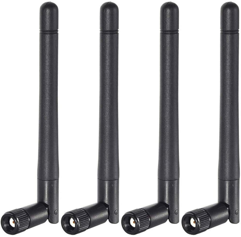4 Pack Dual Band WiFi 2.4Ghz 5GHz RP-SMA Antenna for Zmodo Reolink IP Camera