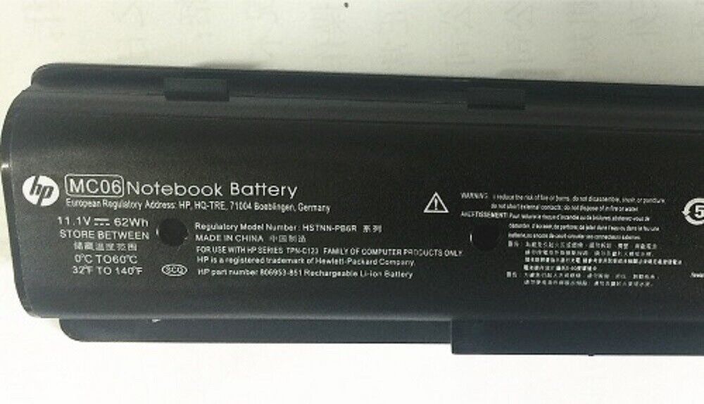 Genuine OEM MC06 Battery for HP ENVY 17-n000ng 17-n033ng 806953-851 807231-001