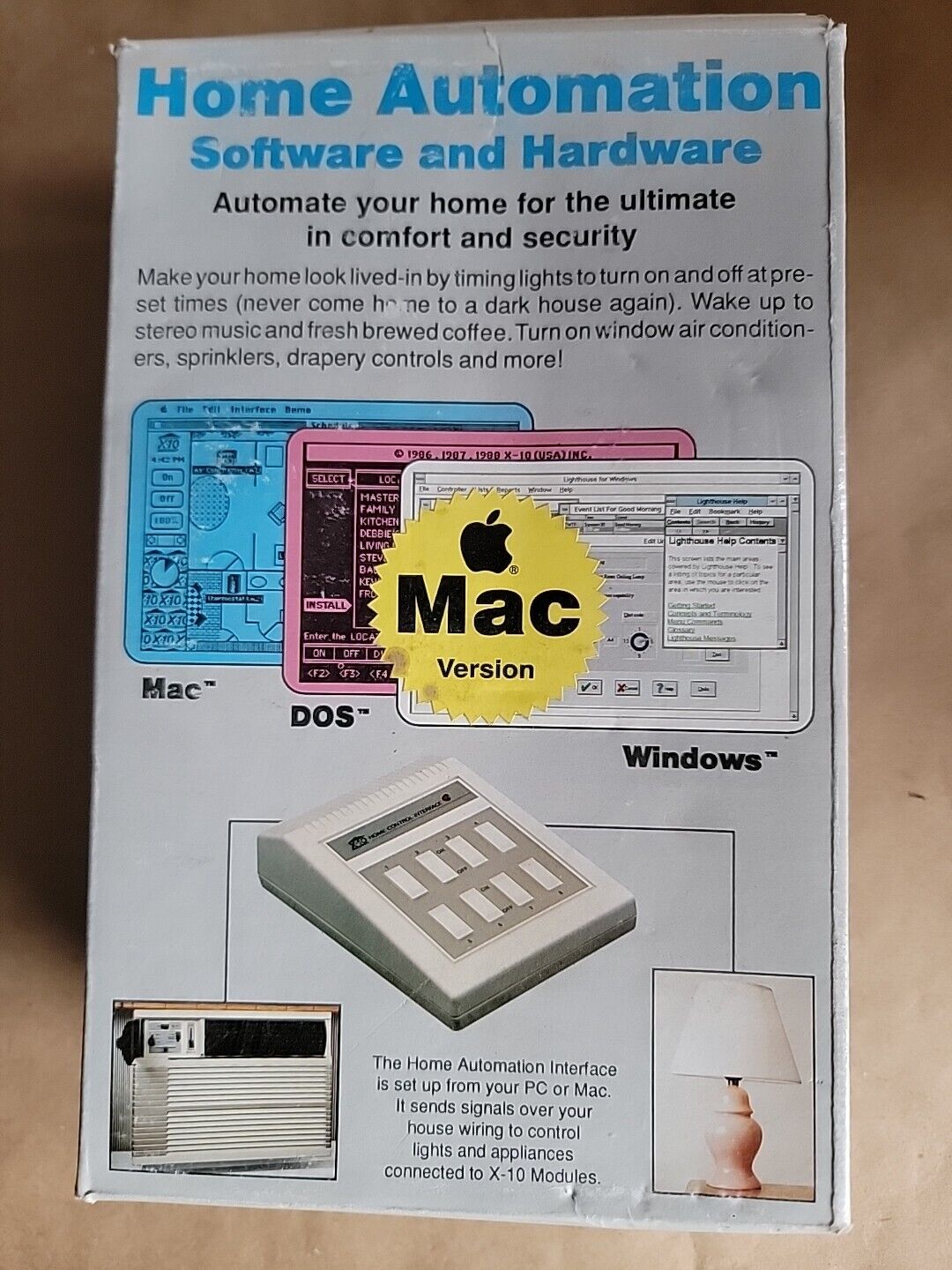Vintage X-10 Powerhouse CP290 for Macintosh 512K RS-232 Compatible NOS/NIB
