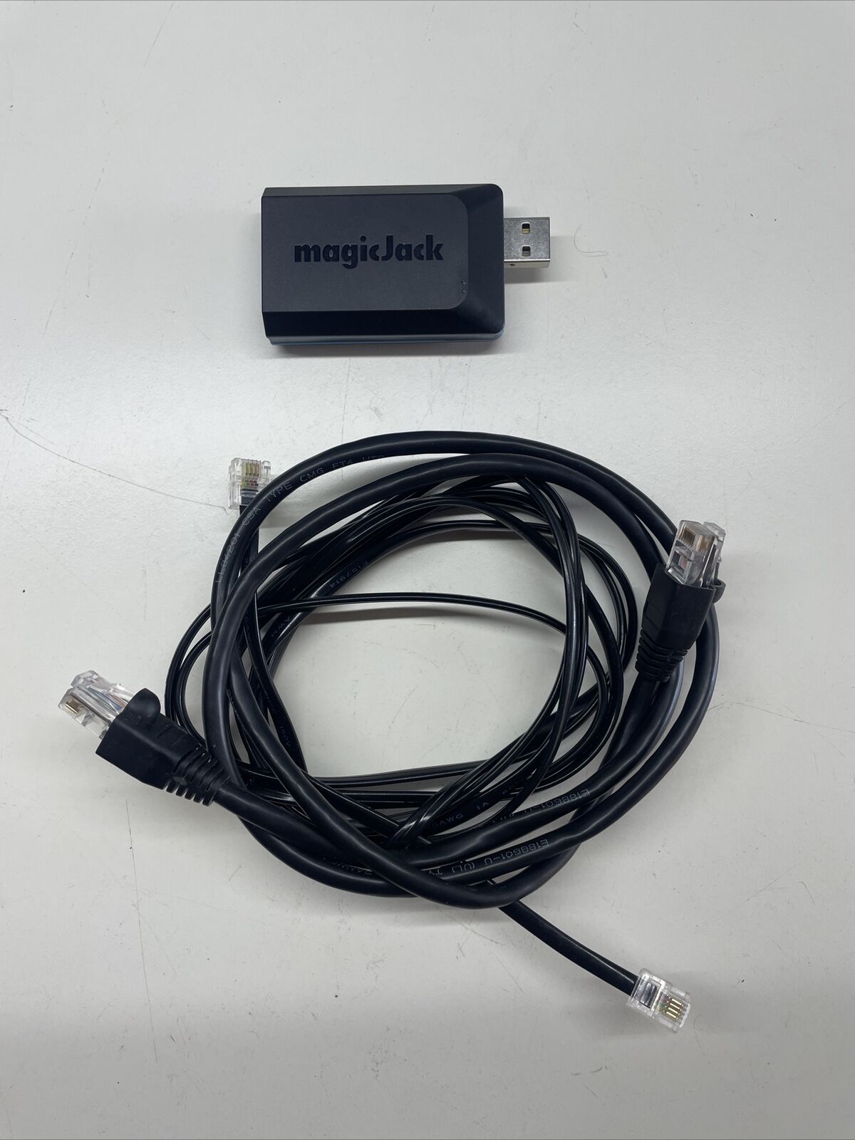 MagicJack Go K1103 USB, W/ Cables - Black
