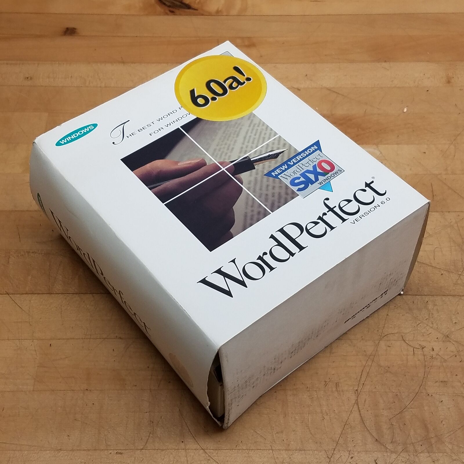 Microsoft Windows Vintage 1994 WordPerfect Complete Version, 6.0A - USED