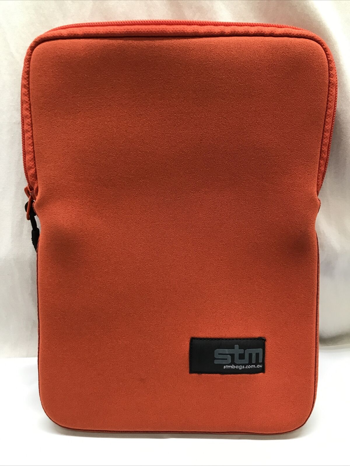 STM Bag Ford Mustang Pony Logo Nylon Zip Closure 8”x11” Orange IPad Tablet
