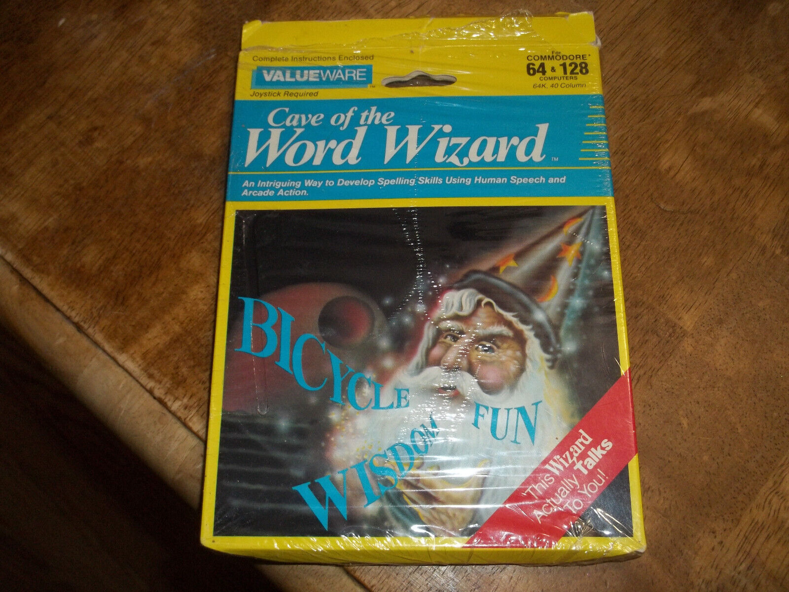 Cave Of The Word Wizard - Commodore 64/128 Computer Game