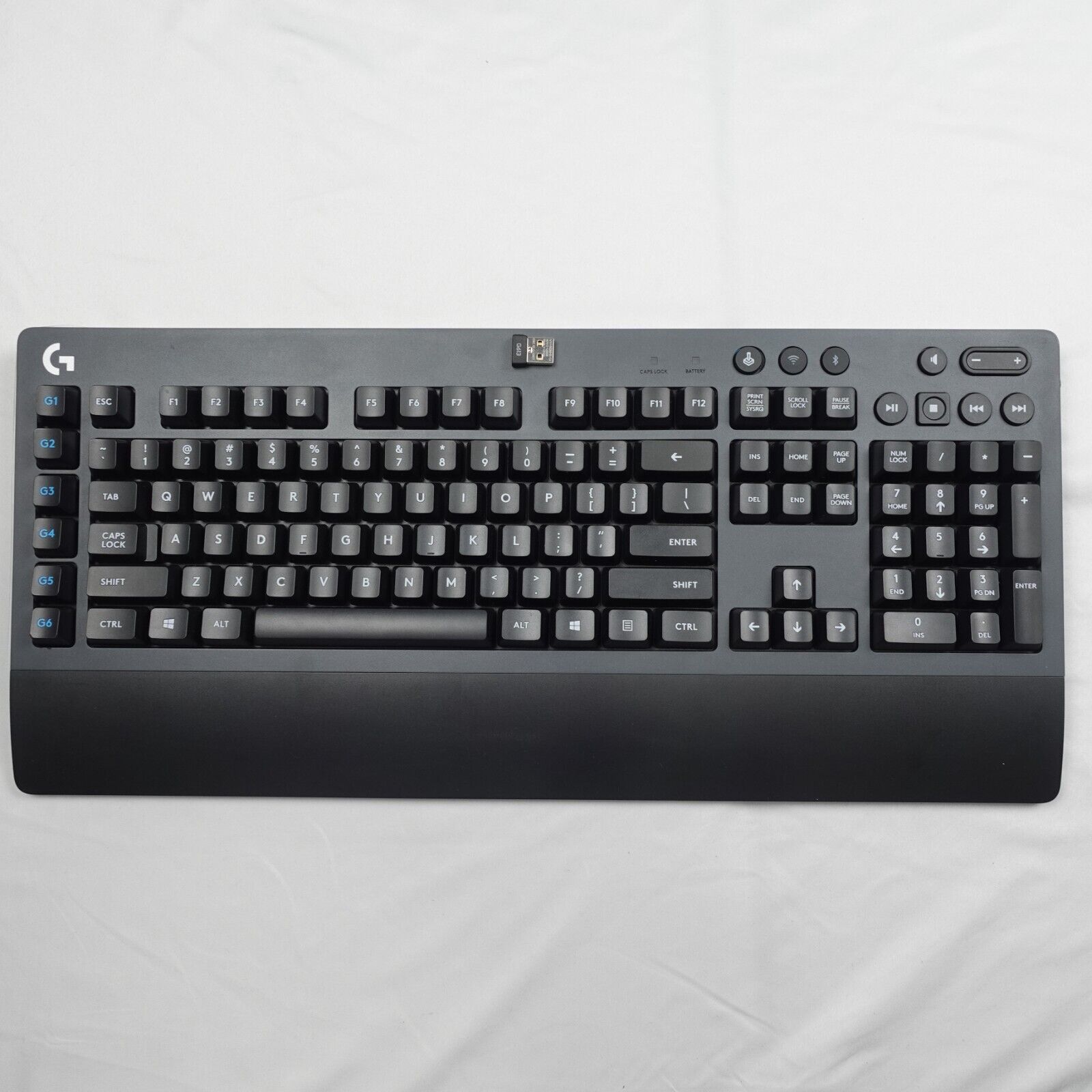 Logitech G613 Wireless Keyboard Gaming with dongle Tested and Working