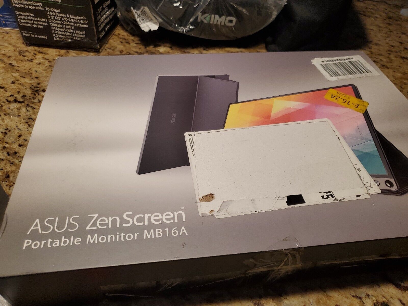 ASUS MB16AC 15.6 inch ZenScreen USB-C HD IPS Monitor
