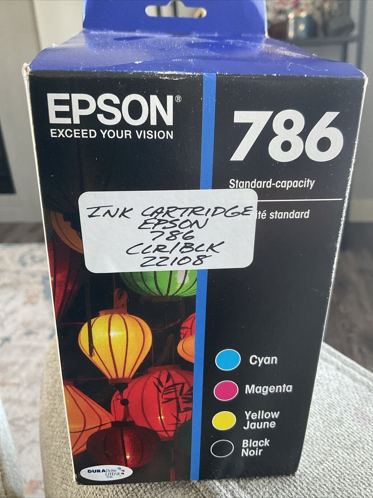 4PK Genuine Epson 786 Black & Standard 786 Color EXP 01/17 New Sealed