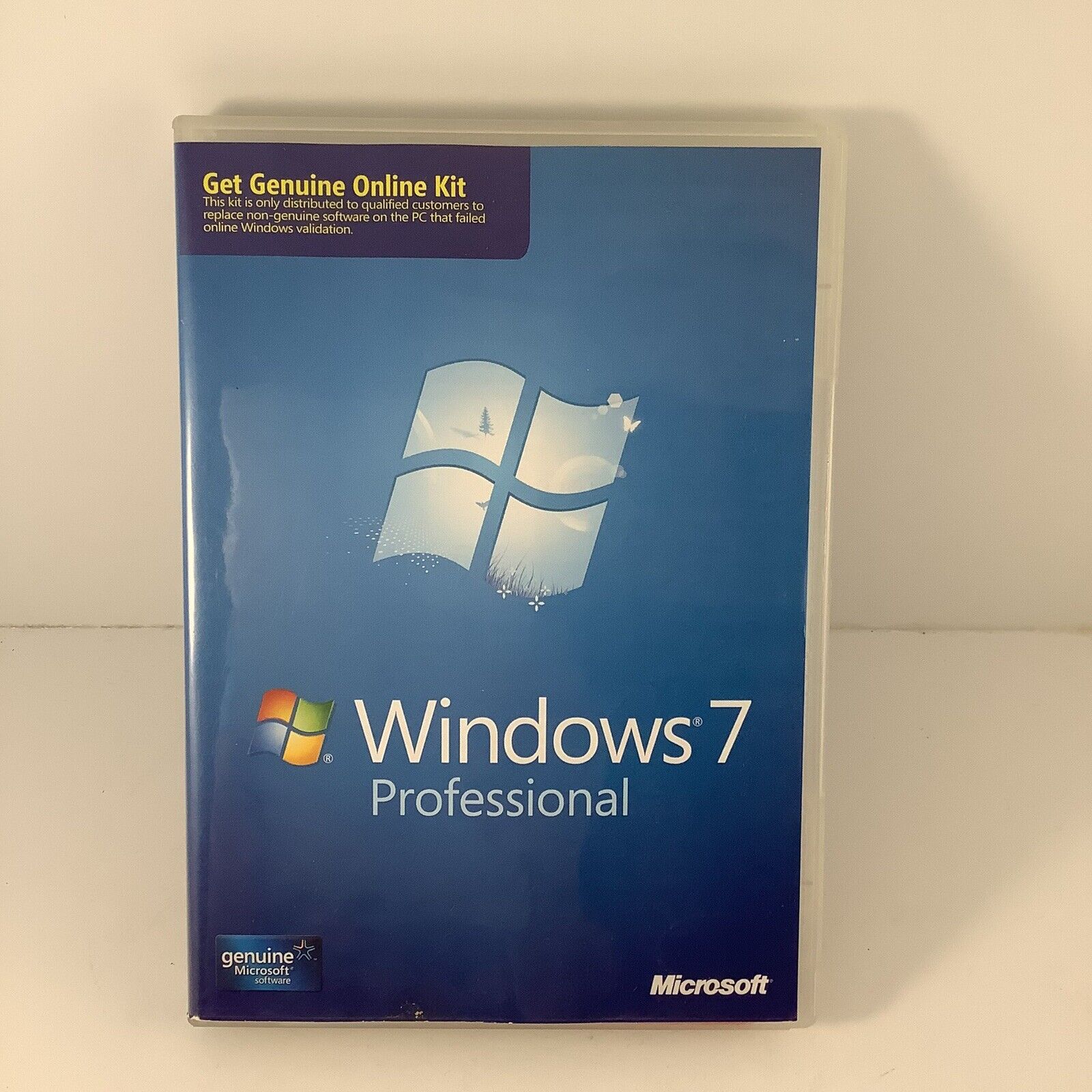 Microsoft Windows 7 Professional 32-bit Software Install DVD Disc