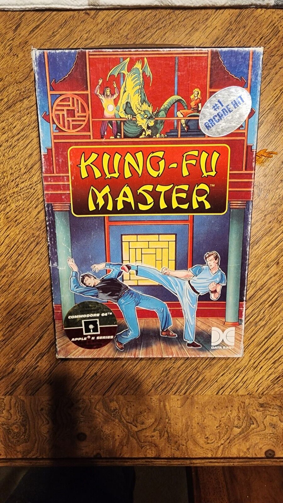 Vintage Commodore Software KUNG-FU MASTER Data East 1984 Apple
