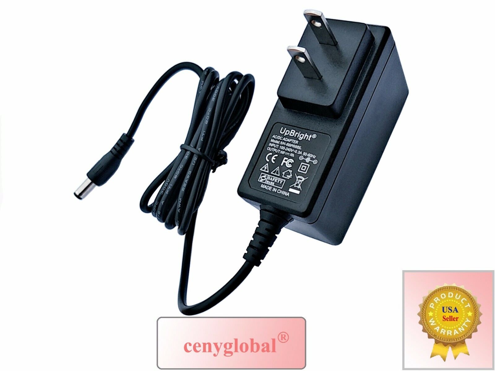 Global AC Adapter Charger For ABT Model: ABT015090G Switching Power Supply Cord