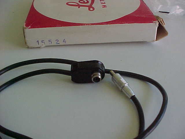 Leica M3 #15524 PC cord for M-3        (bx 19)