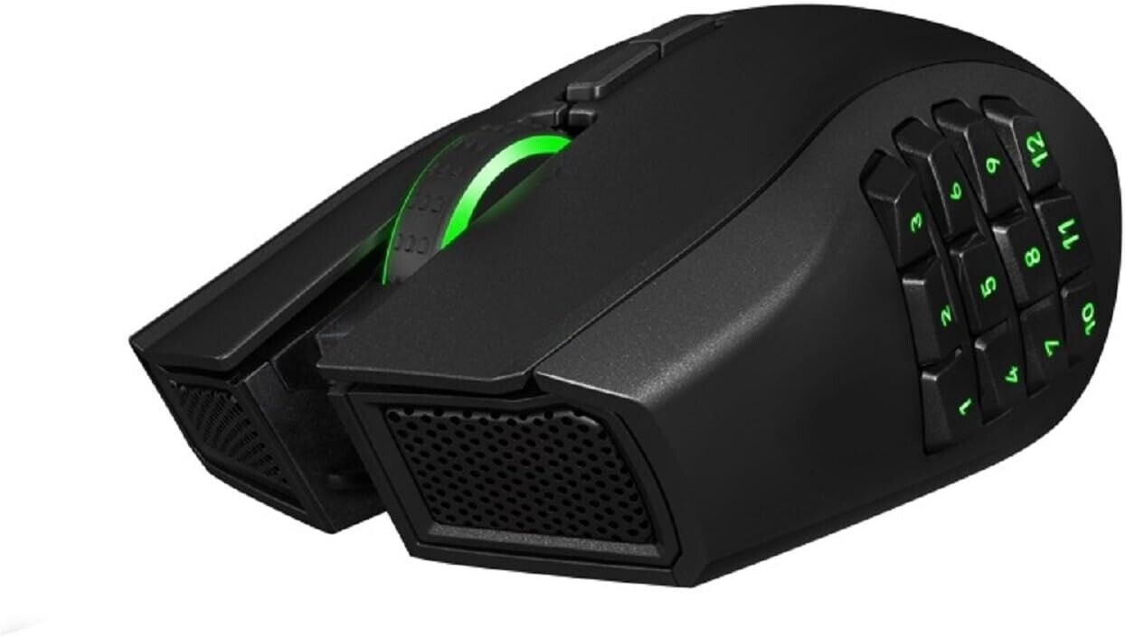 Razer Naga Epic Chroma Multi-Lighting Wireless Wired MMO Gaming Mouse
