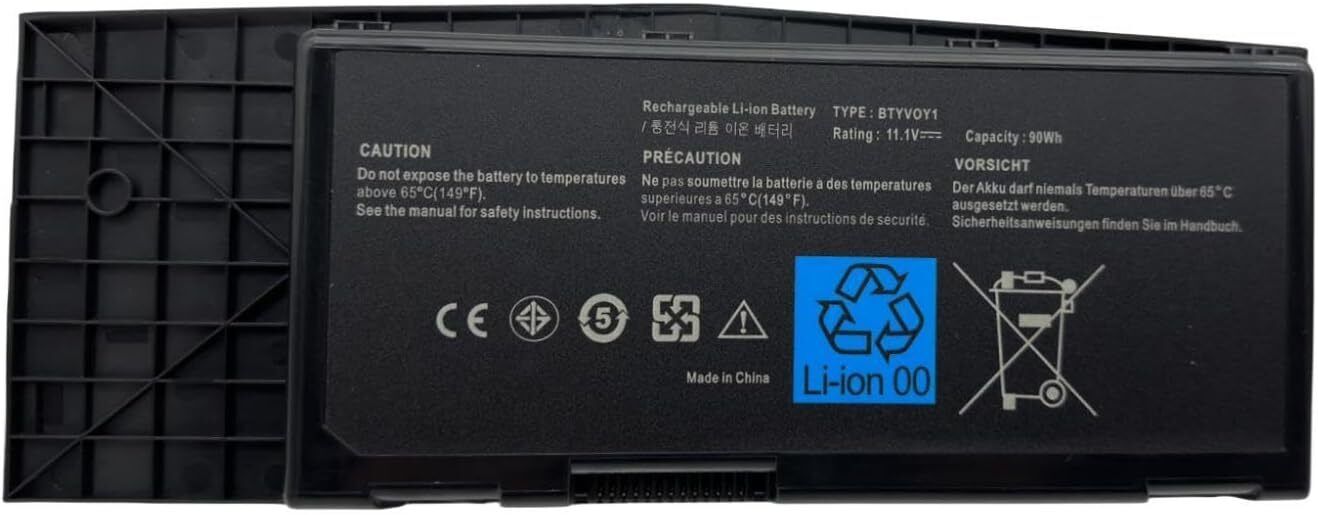 90Wh BTYVOY1 Battery for Dell Alienware M17x R3 R4 Seires 318-0397 7XC9N C0C5M