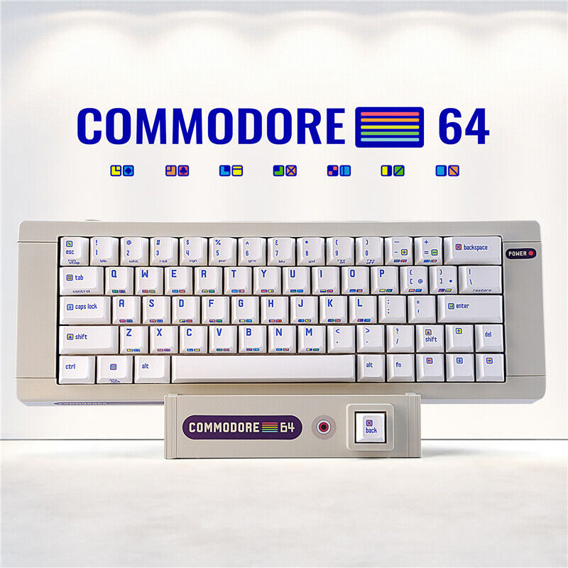 PBT Commodore 64 Copy Keycap C64 Cherry Profile 151 Key For MX 
