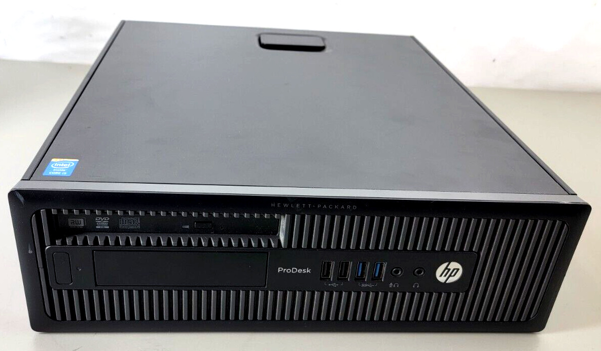 HP ProDesk 600 G1 SFF Desktop Computer, i5-4570, 4GB DDR3, No HDD/OS, Cleaned