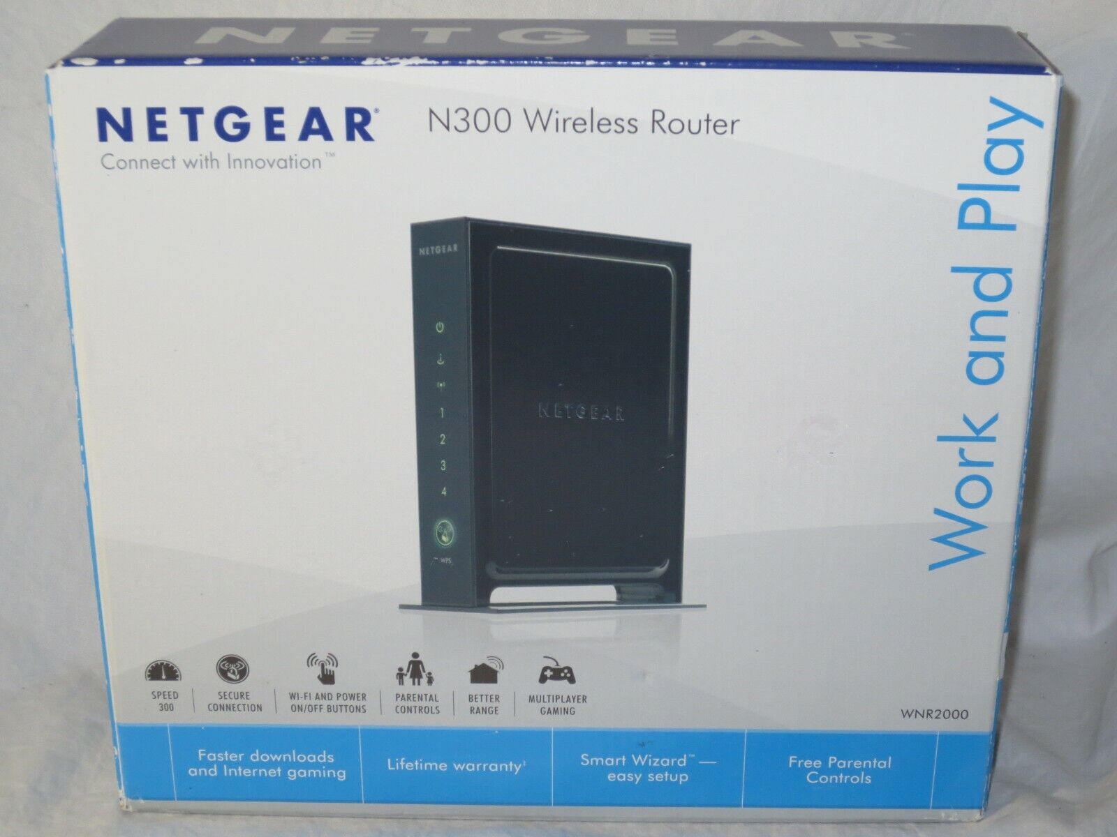 NETGEAR N300 Wi-Fi Wireless Router Model WNR2000