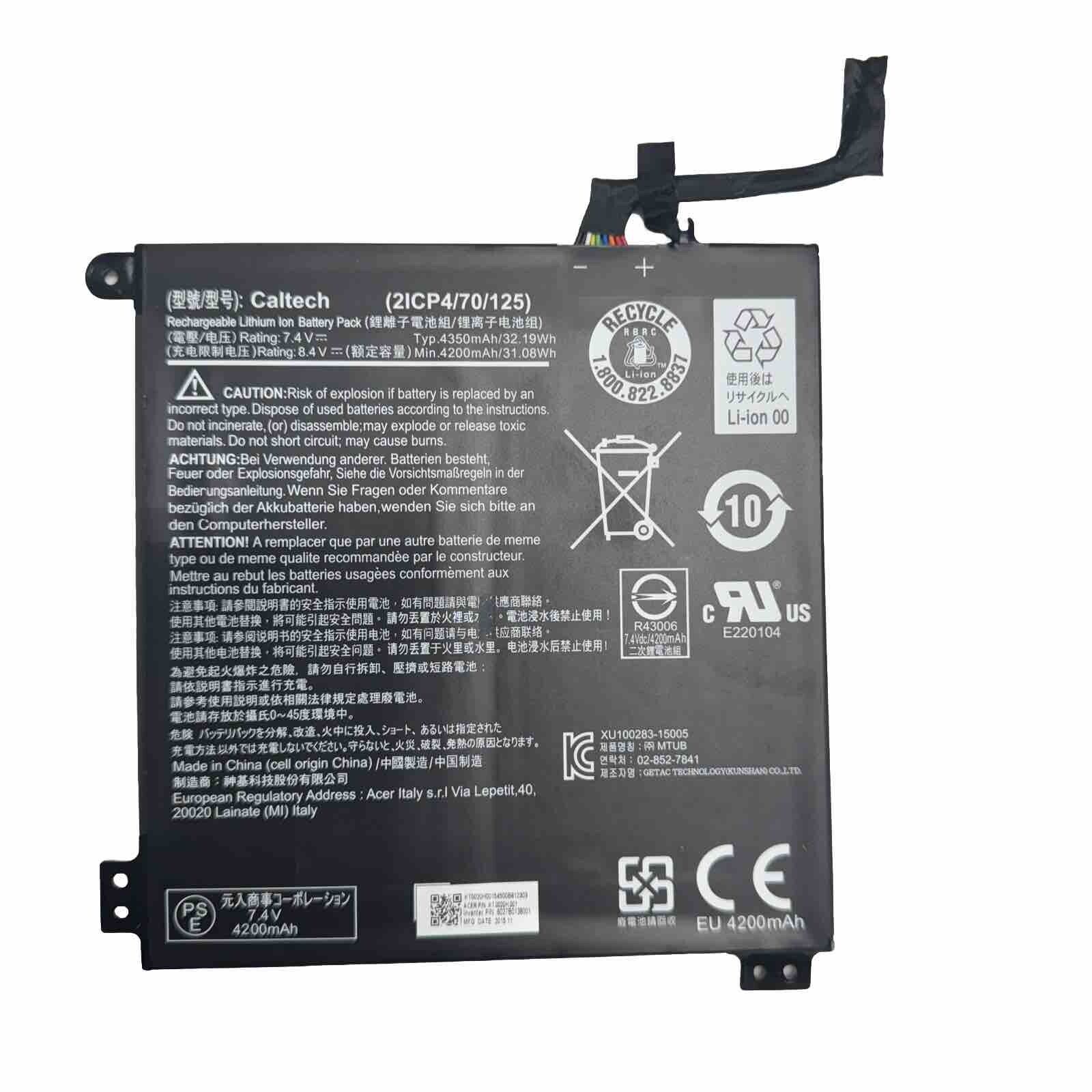 Genuine Acer Aspire One Cloudbook 11 AO1-131M-C1T4 Laptop Battery 7.4V 32.19Wh