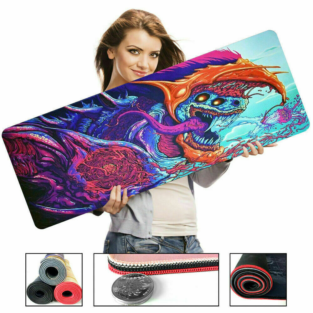 Gaming Mouse Pad Extended Large Computer Keyboard Mat Mouse Pads for Desk