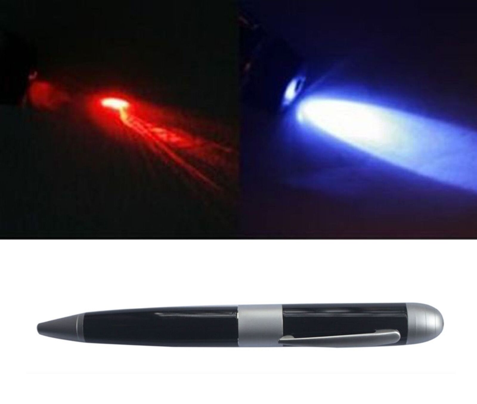 Executive Pen with Built-In USB Flash Memory Drive, Laser Pointer And LED Light