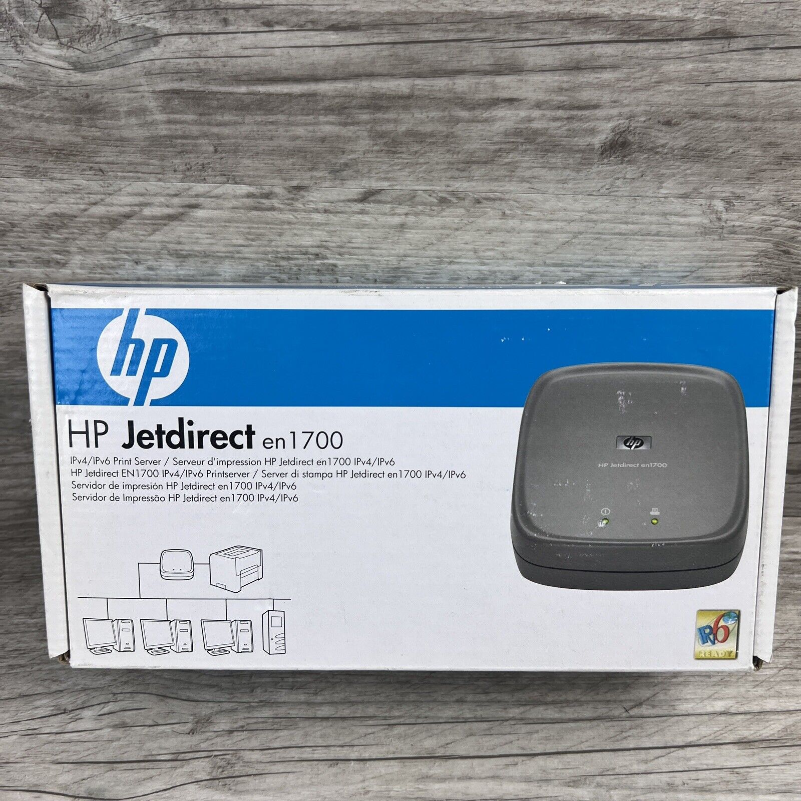 HP J7988G J7988-61002 JetDirect en1700 External Printer Server w/ Original Box
