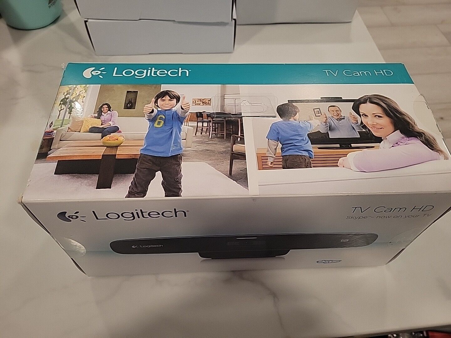 NEW - Logitech TV Cam HD Web Cam w/ Power Adapter, Remote Control and HDMI Cable