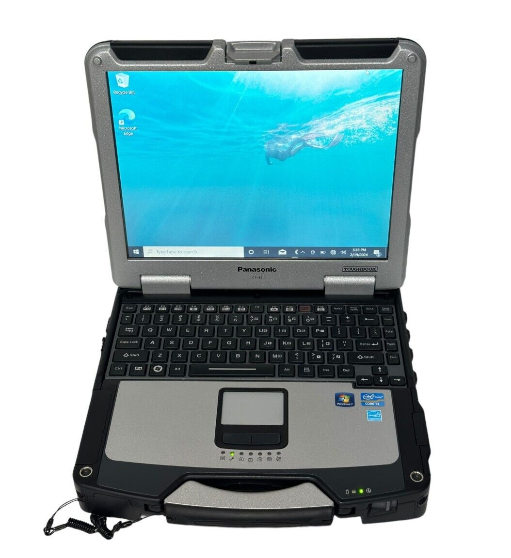 Panasonic Toughbook CF-31 Core i3 2310M 2.1GHz 8GB RAM 512GB SSD -Win 10 Pro