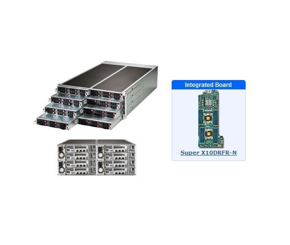 *NEW* Supermicro SYS-F618R2-RC0+ 4U Server - 8 Hot-plug System Nodes