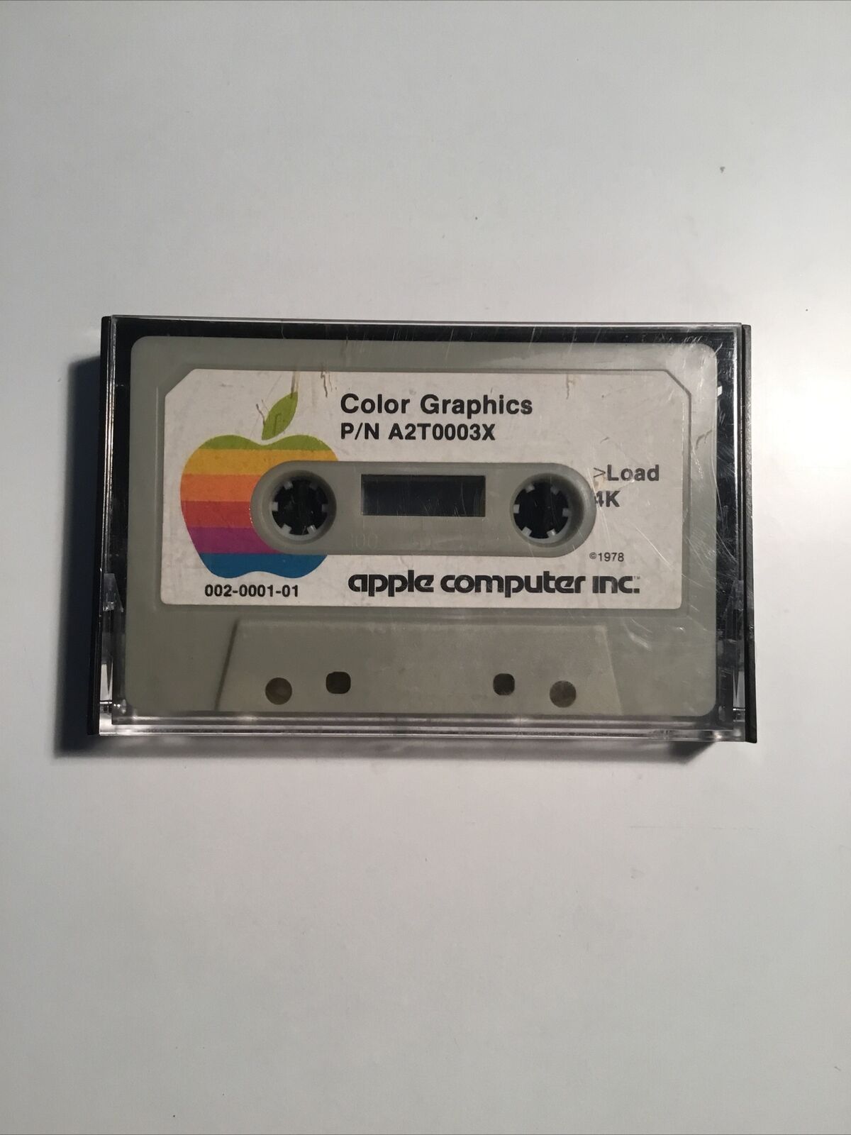 Apple Computer Inc Cassette Color Graphics / Breakout A2T0003X 1978 002-0001-01