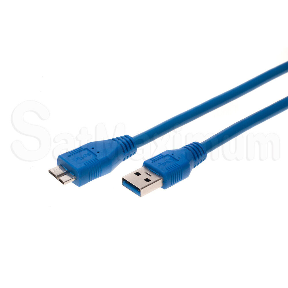 USB 3.0 Cable A Male to Micro-B Male High Quality High Speed Data Cord 3ft 6ft