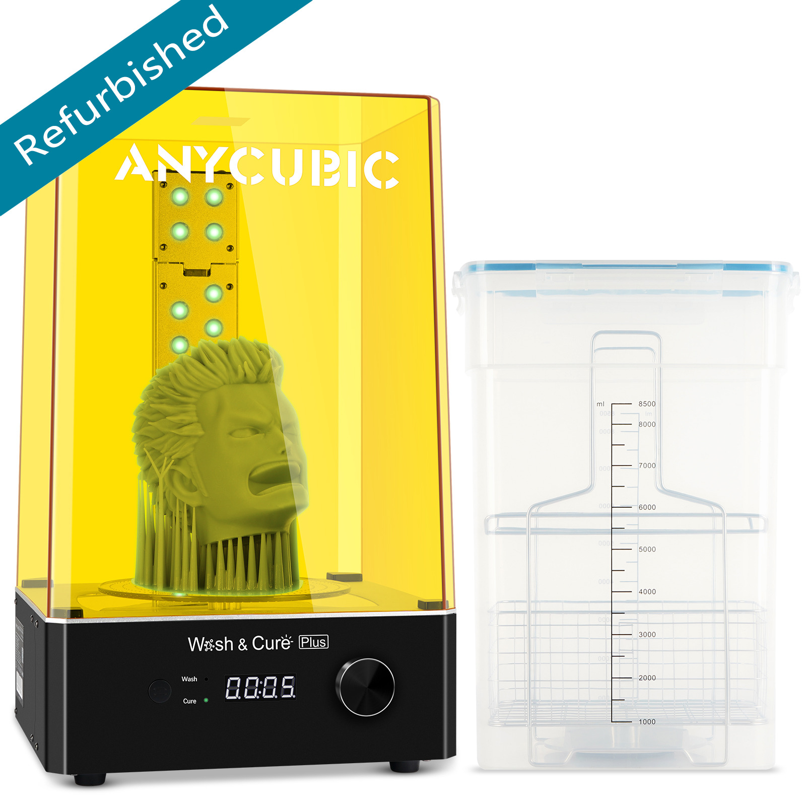 【Refurbished】 ANYCUBIC Wash and Cure Plus Largest  Wash Machine L-Shaped US