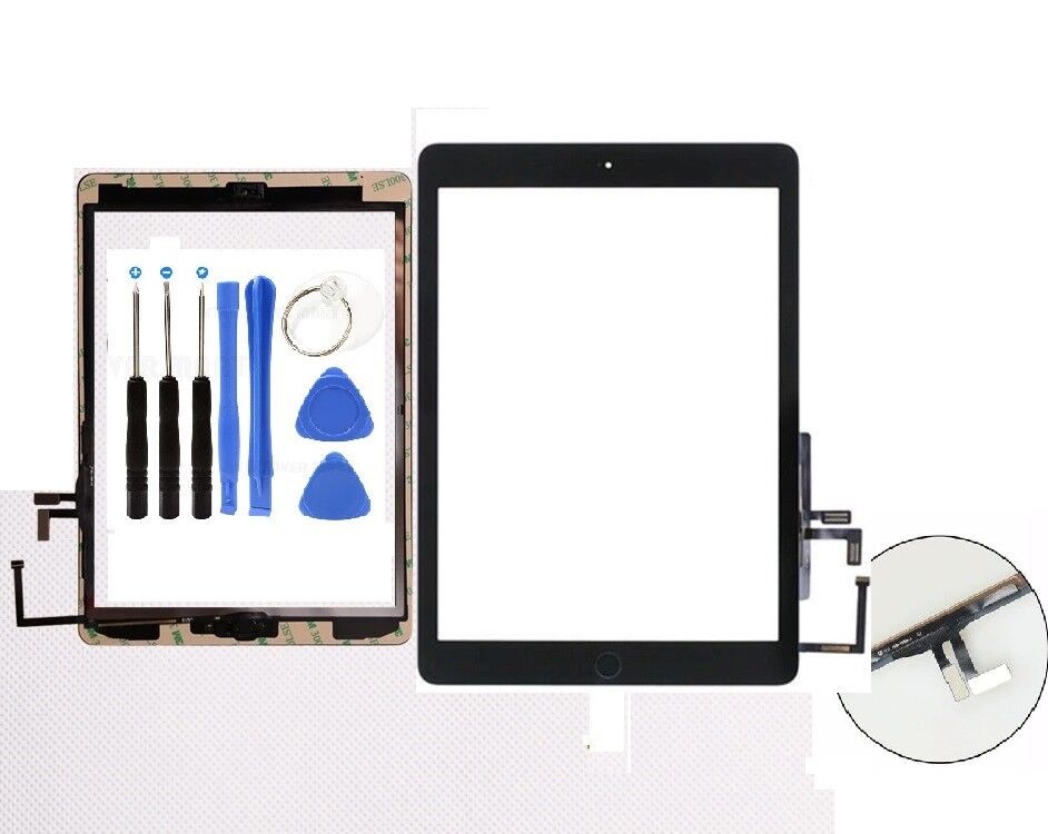 Screen Glass Digitizer replacement for iPad Air Black a1474 a1475 a1476
